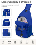 Crossbody Bags for Women Men Trendy Sling Bag Backpack Chest Bag (Large / Royal Blue)