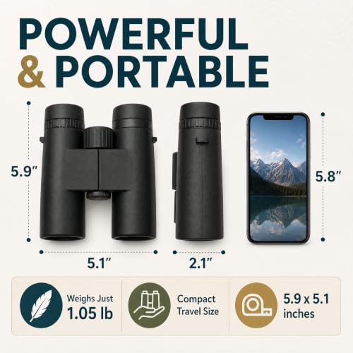 8x42 Binoculars for Adults