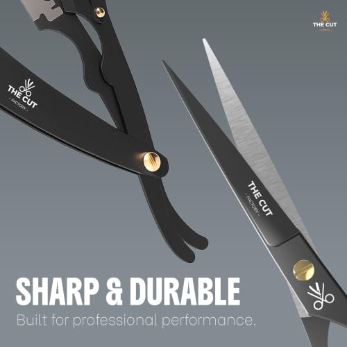 Professional Matte Black Barber Grooming Kit (Black Barber Kit)