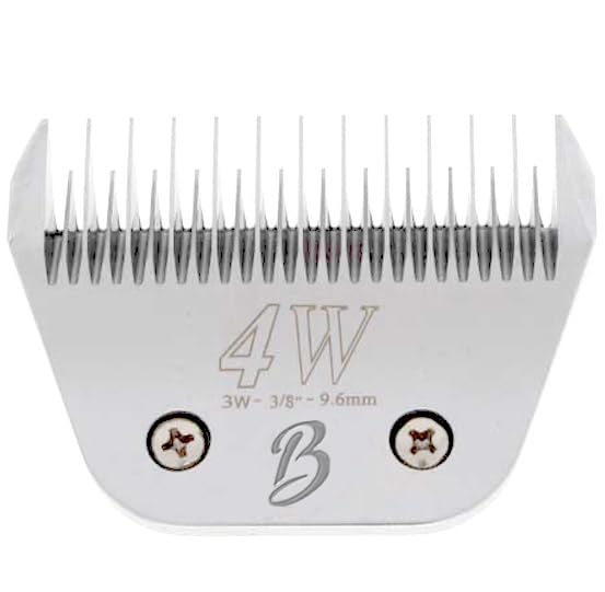 Skip Tooth Wide 4 Blade Dog Grooming 4W Cuts Length 3 (4W (3/8" or 9.6mm) Skip Tooth Wide)