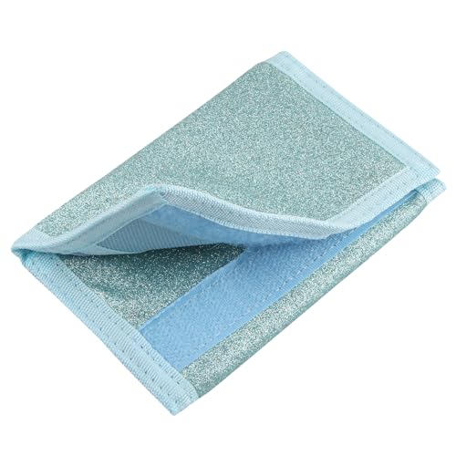 RFID Blocking Canvas Wallet for Men and Women (Blue Bling)