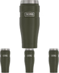 THERMOS Stainless King Vacuum-Insulated Travel Tumbler, 16 Ounce, Army Green by Thermos