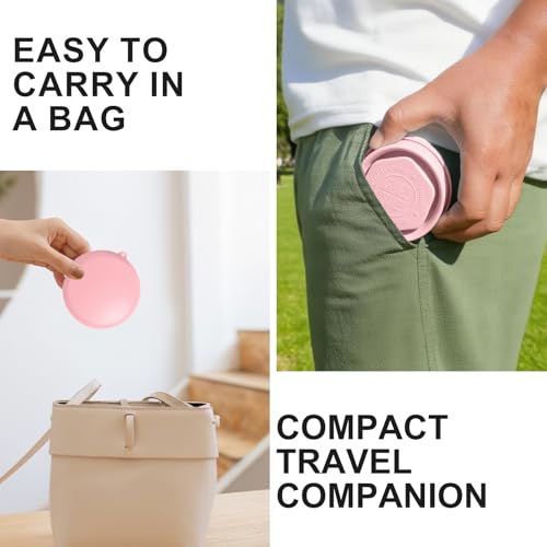 Collapsible Cup with Lid (Sakura Pink)