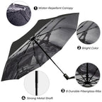 Compact Travel Umbrella (Eiffel Tower (Auto) / 44 inches)