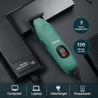 Professional Beard Trimmer for Men (Green)