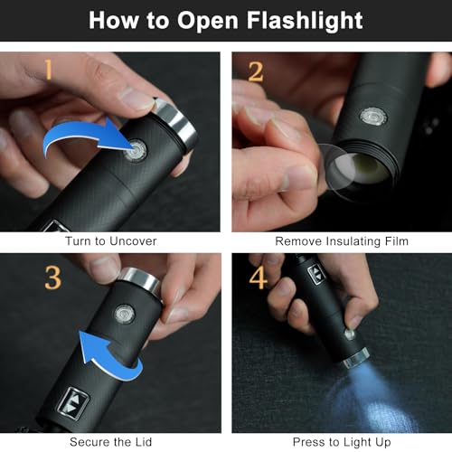 Portable Compact Folding Inverted Umbrella with LED (6.Yellow)