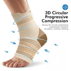 6 Pairs Compression Socks with Arch Support for Plantar Fasciitis (2 Black+2 Nude+2 Navy(6 Pairs) / Small (6 Pair))