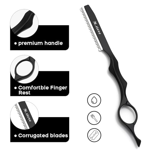 Hair Razors For Cutting Hair 6.89" (Black)