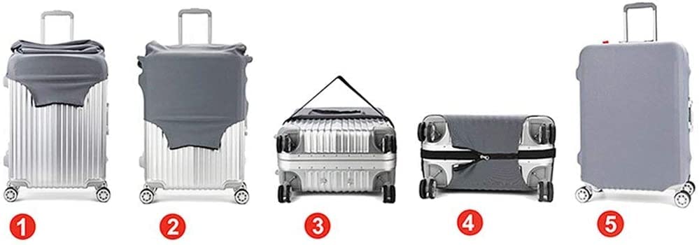 Travel Luggage Cover (Multicolored / S: Fit 19-20 Inch Luggage)