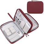 Electronic Organizer (10.8 x 8 x 3.15 inches / Wine Red)