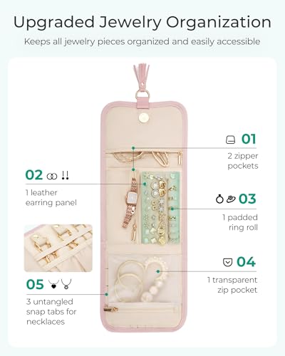 Travel Jewelry Case Organizer (Small / Black)