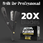 Professional Matte Black Barber Grooming Kit (Black Barber Kit)