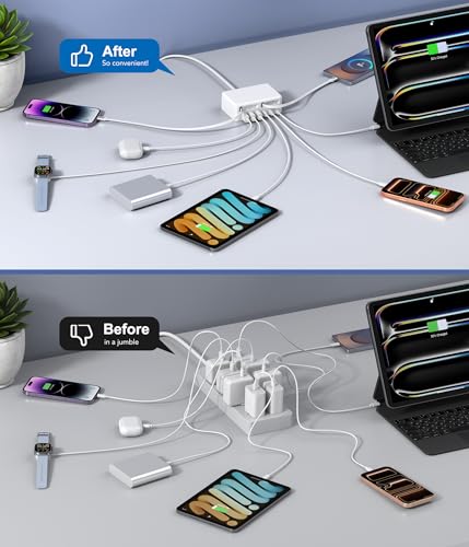 2026 Latest USB C Charger Block (B-White)