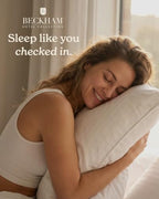 Bed Pillows King Size Set of 2 (King / White)