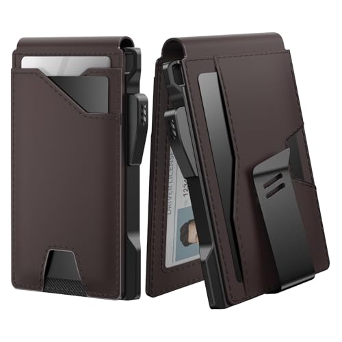Tactical Wallet for Men Card Holder (Dark Brown)