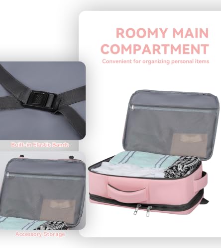 Travel Backpack for Women (Amourpink / 18.4 Inch (22''x14''x11''))