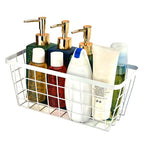 2 Set LeleCAT Hanging Wall Basket Organizer (White-New / 2 PACK)