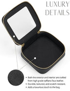 Clear Makeup Bag with Zipper (Black / Mini & Medium)