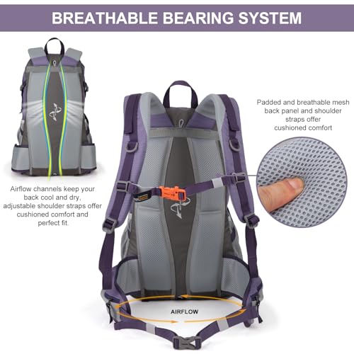 40L Hiking Backpack (Purple / 40L)