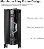 feilario 20in Aluminium Frame PC Hard Shell Spinner Wheels Luggage, Built-In - Image 2