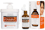 Vitamin C Cream + Vitamin C Serum 2PC Skincare Set (Vitamin C Cream + Serum Set / 2 Piece Set)