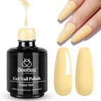Beetles Yellow Gel Polish (K - Creme Yellow | Lemon Chiffon)