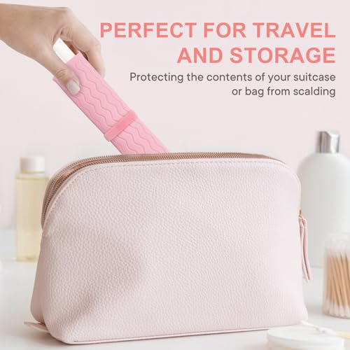 Oversize Silicone Heat Resistant Mat for Hair Tools (Pink)