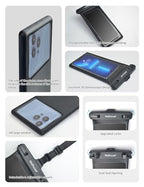 Waterproof Phone Pouch (2 Pack - Black & Green 8.0")