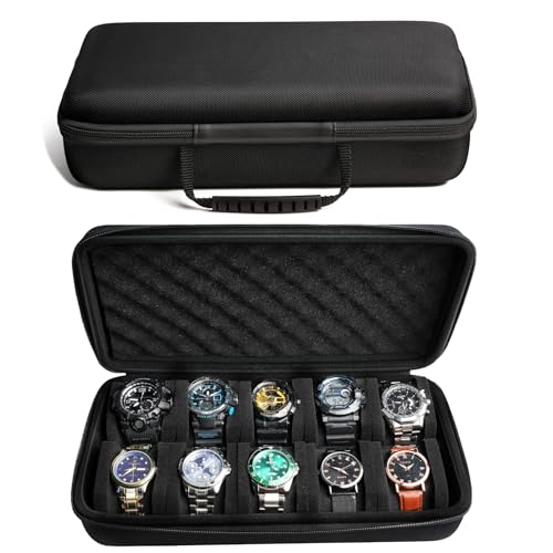 10 slots Watch case (BLACK / 10 INSERT)