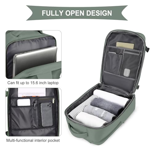 Large Travel Backpack For Women Men (30l / Olive Green)