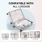 Packing Cubes for Travel (02 Flower)