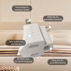 Polarized 2 Prong to 3 Prong Ground Adapter 6 Pack White (White)