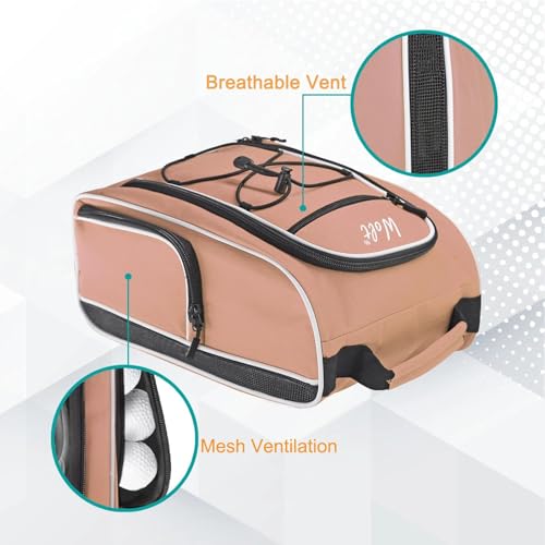 Golf Shoe Bag for Travel (LightPink)