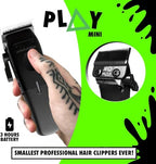 Mini Play Professional Hair Clippers Without Charge Stand (Black)