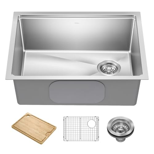 Fairlane 25 in Undermount Workstation Single Bowl 18 (25 Inch / Single Bowl Workstation — Undermount)