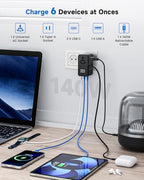 Universal Travel Adapter (Obsidian Black)
