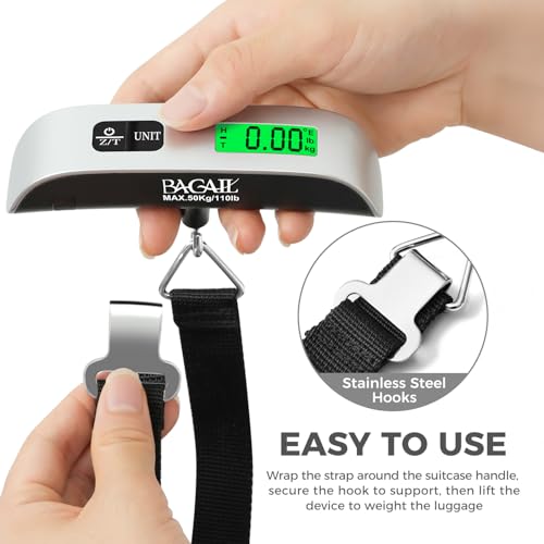 Digital Luggage Scale (2 * Ash Silver)