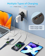 Air” Universal Travel Adapter 2 USB (A1R PD25W / Black)