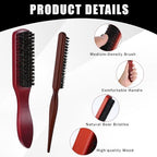 5 Pcs Slick Back Hair Brush Set