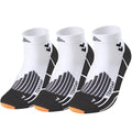 Compression Ankle Running Socks (13-16 / F-white White White)