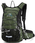 15L Insulated Hydration Backpack Pack with 2L Water Bladder Lightweight Hiking Backpack Bag for Women Men Daypack for Hiking Running Festival Camping Biking