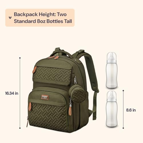 Diaper Bag Backpack (Army Green)