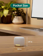 White Noise Sound Machine (1 - White-with Night Light / Pocket Mini Glow)