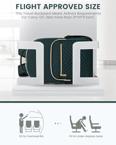 Laptop Backpack for Women (Deepgreen / 17-Inch)