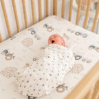 Charlie Farmhouse Tractor Crib Fitted Sheet (Farmhouse Tractor)