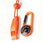 2 Pack Whistle Emergency Safety with Lanyards (Black2)