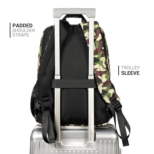 26L Backpack for College (Buckshot Camo / 16.5 Inch)