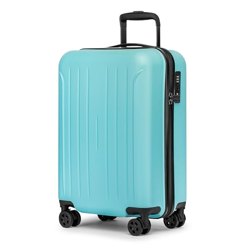 Carry on luggage 22x14x9 Airline Approved Suitcase (Mint Green / 20" Carry On)