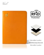Passport Holder for Travel Essentials (Orange)