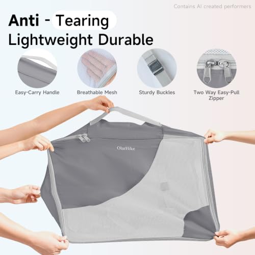 Packing Cubes for Travel (04 Gray)